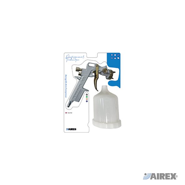 Aerografi serbatoio superiore in blister