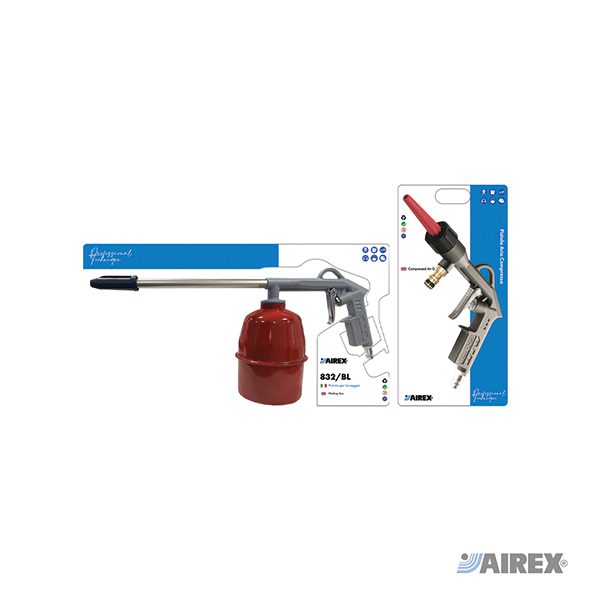 Pistole di lavaggio in blister Airex