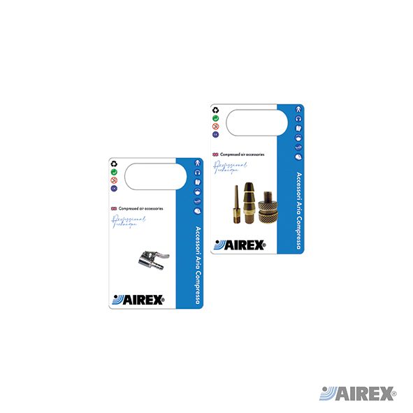 Testine per pistole in blister Airex