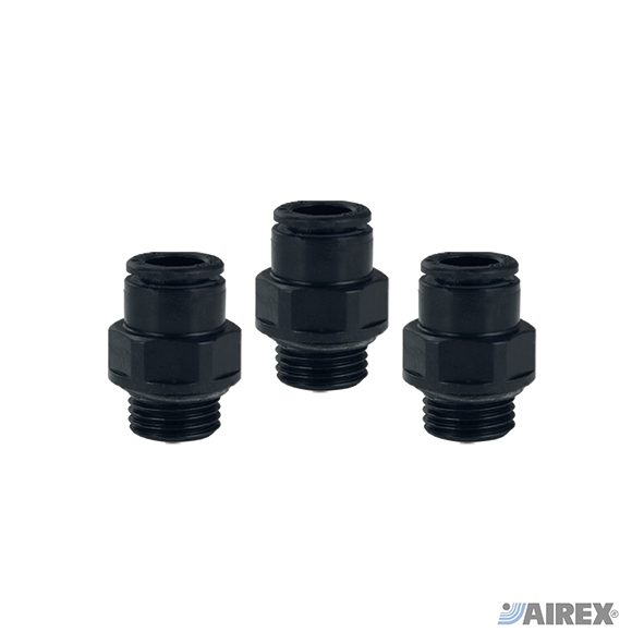 Raccordi automatici in plastica diritti