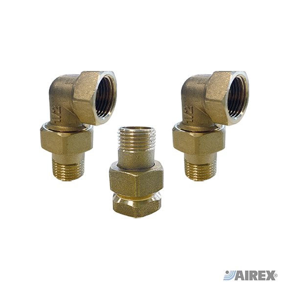 Raccordi in ottone per pompe bocchettoni Airex