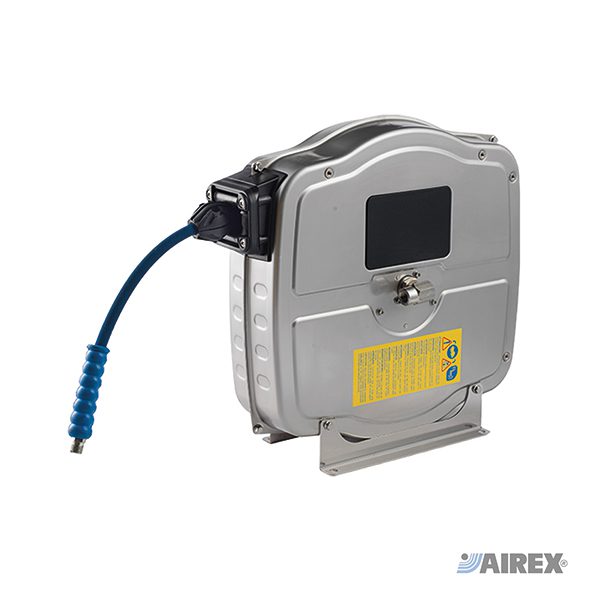 Avvolgitubo automatici corpo in acciaio inox serie chiusa - taglia media Airex