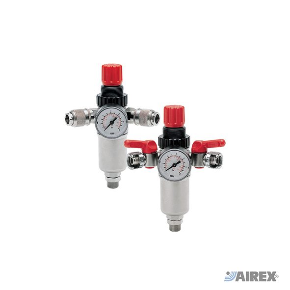 Filtri-riduttori con manometro e rubinetti