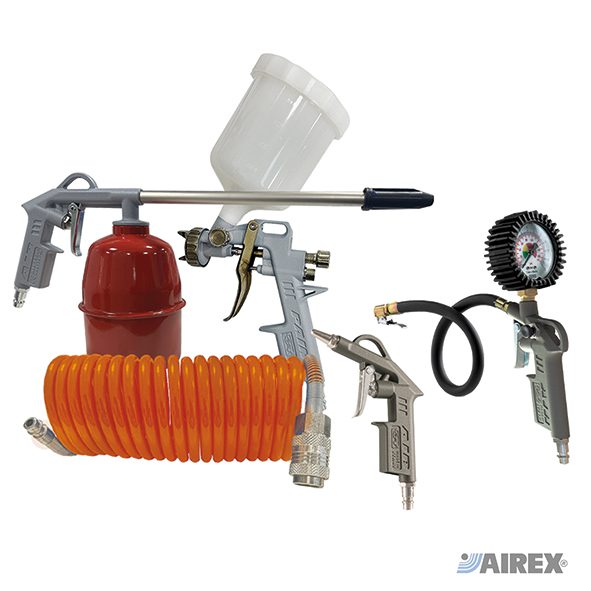 Kit Professional Made in italy con aerografo tazza superiore