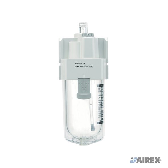 Lubrificatori con tazza di protezione trasparente SMC