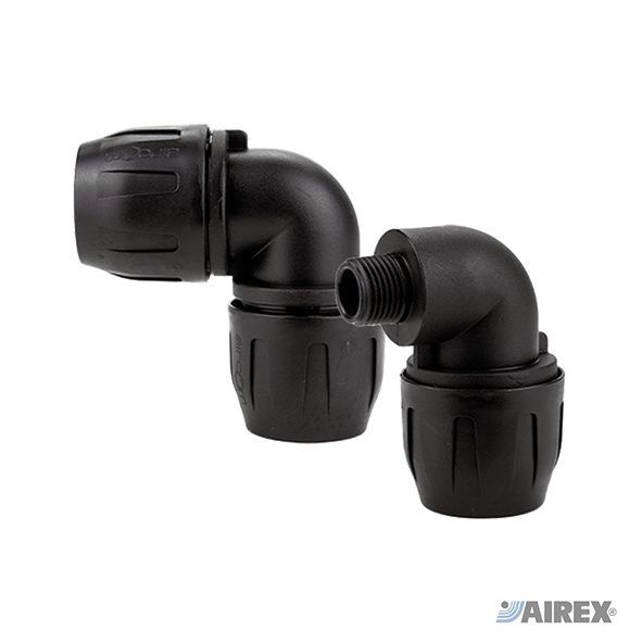 Raccordi a gomito in tecnopolimero Airex