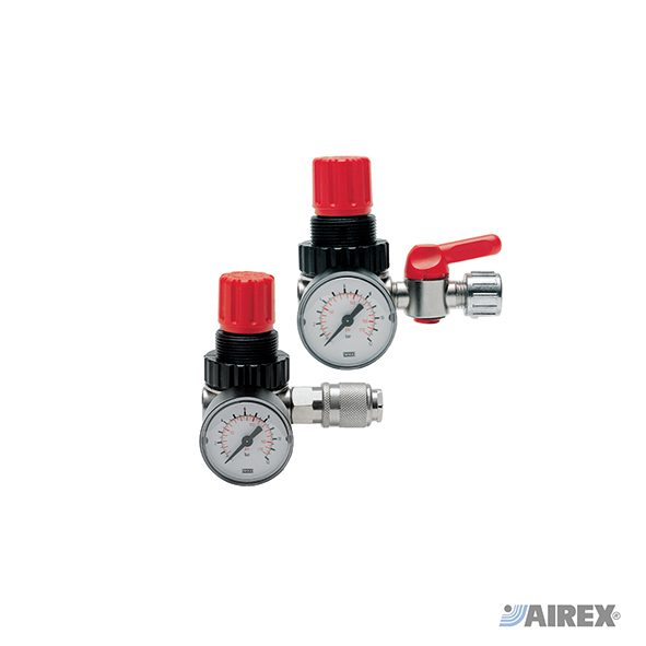 Riduttori di pressione con manometro e rubinetti