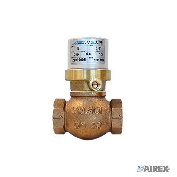 Valvola a otturatore 2 vie con azionamento pneumatico Airex