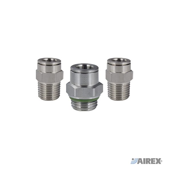 Raccordi automatici inox diritti Airex