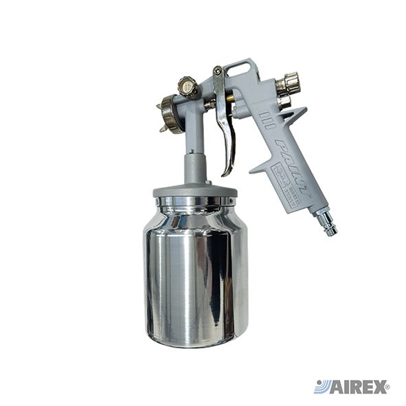 Aerografi serie standard con serbatoio inferiore, coperchio in alluminio