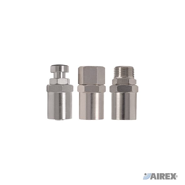 Raccordi filettati e a baionetta per tubo gomma