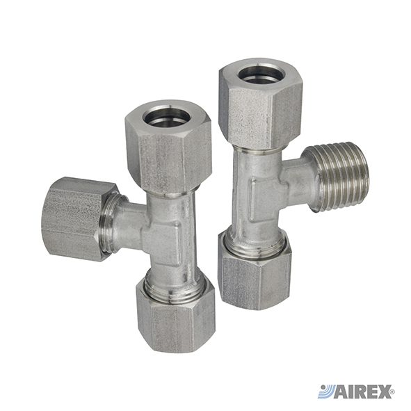 T STAINLESS STEEL COMPRESSION FITTINGS