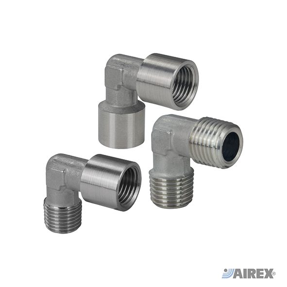 Raccordi standard inox a gomito